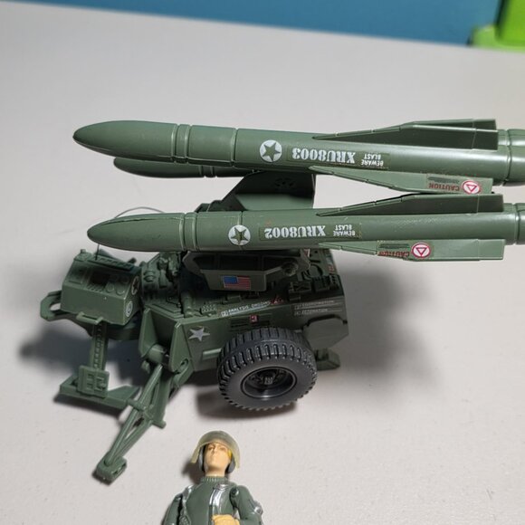 Vintage GI Joe MMS (Mobile Missle System) with Hawk Character - Picture 5 of 7